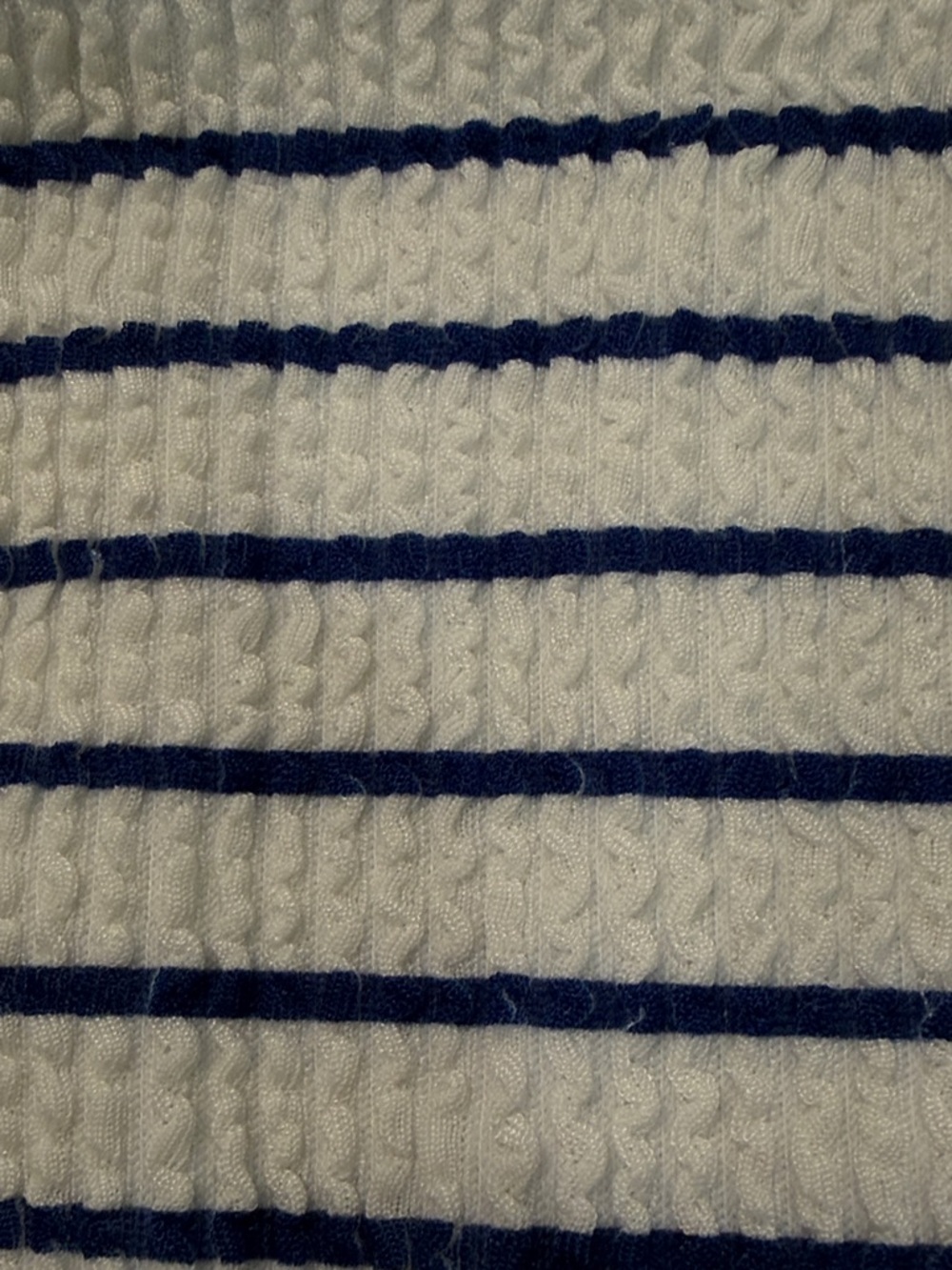 J. Crew White/Blue Stripe Gemma Bandeau Scrunchie One-Piece/NWT/12 - Picture 9 of 16